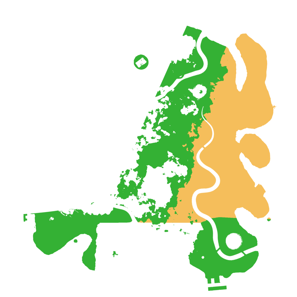 Biome Rust Map: Procedural Map, Size: 3250, Seed: 1140852471