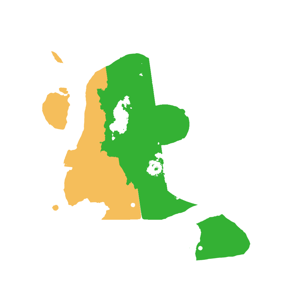 Biome Rust Map: Procedural Map, Size: 2000, Seed: 5643354