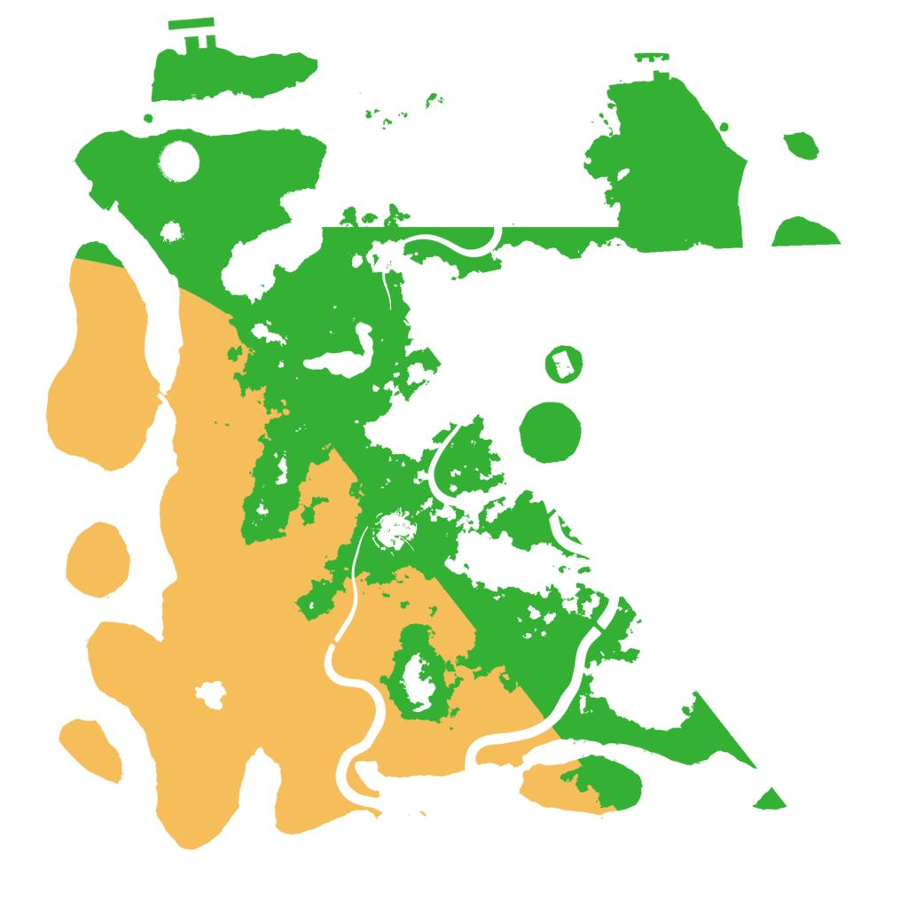 Biome Rust Map: Procedural Map, Size: 4000, Seed: 109706911