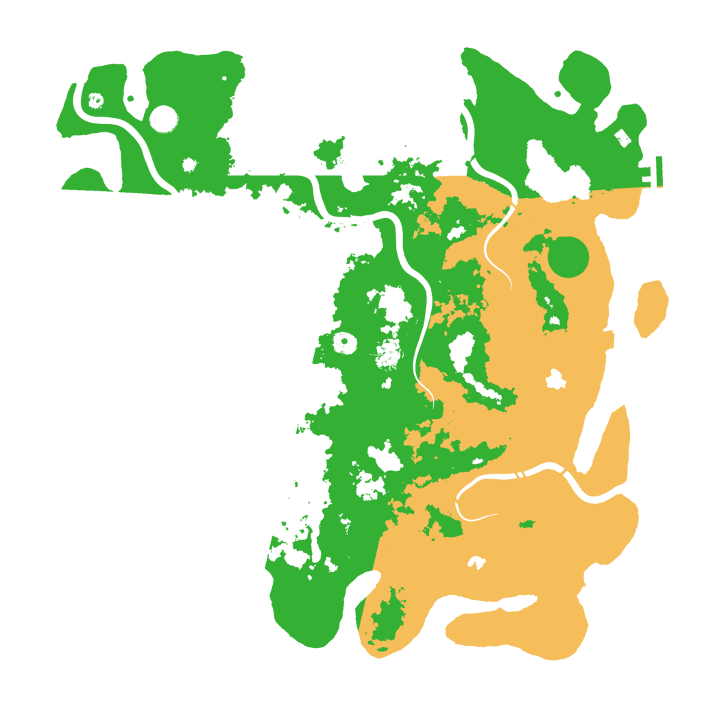 Biome Rust Map: Procedural Map, Size: 4500, Seed: 480622246