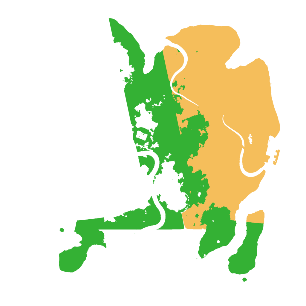 Biome Rust Map: Procedural Map, Size: 3000, Seed: 99022603