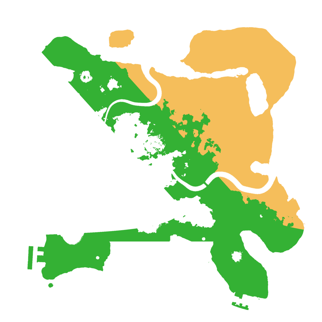 Biome Rust Map: Procedural Map, Size: 2800, Seed: 355355