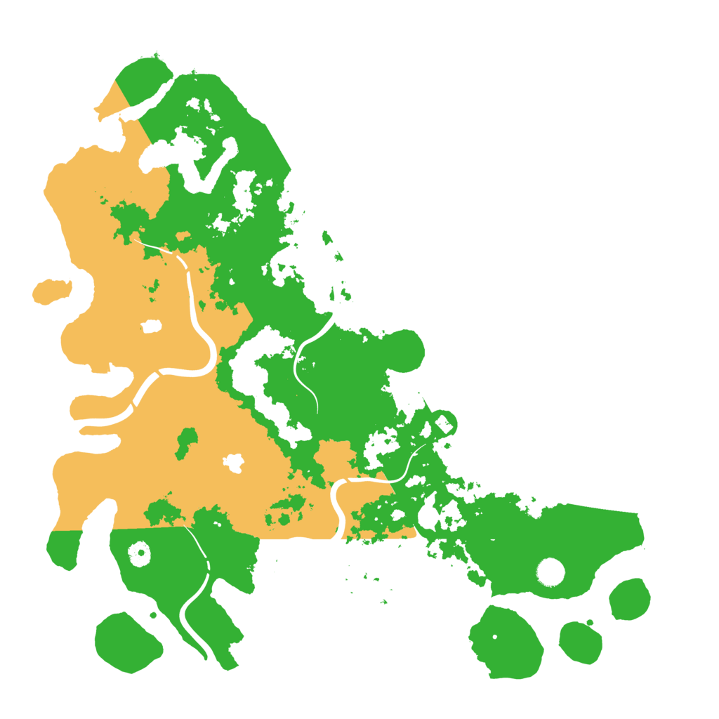 Biome Rust Map: Procedural Map, Size: 4500, Seed: 579015885