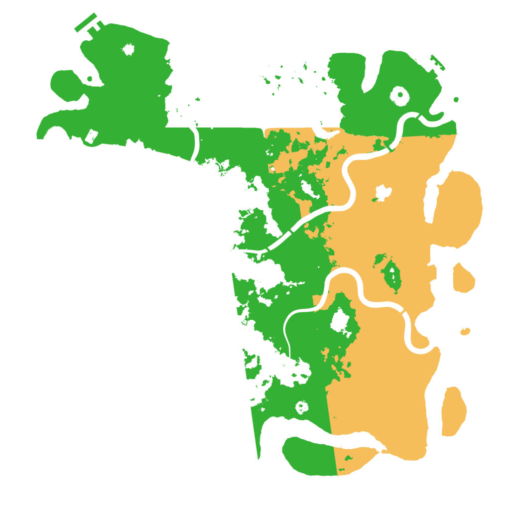 Biome Rust Map: Procedural Map, Size: 4000, Seed: 1129439473