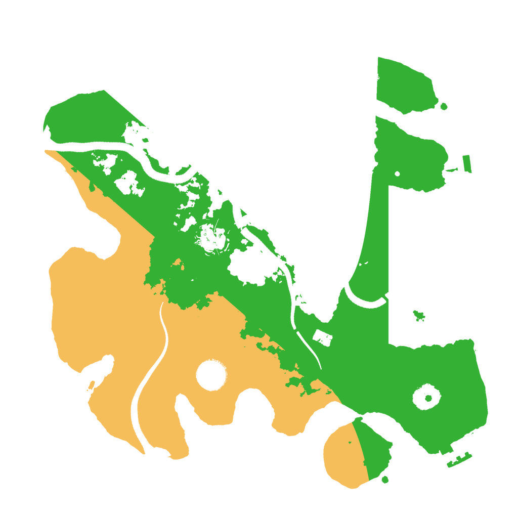 Biome Rust Map: Procedural Map, Size: 3000, Seed: 27843