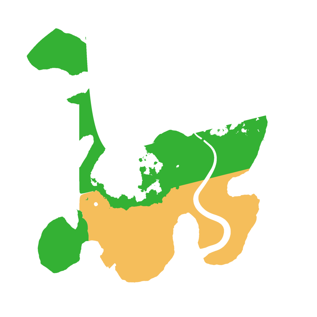 Biome Rust Map: Procedural Map, Size: 2366, Seed: 1