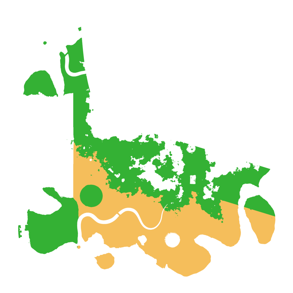 Biome Rust Map: Procedural Map, Size: 3500, Seed: 1240791024