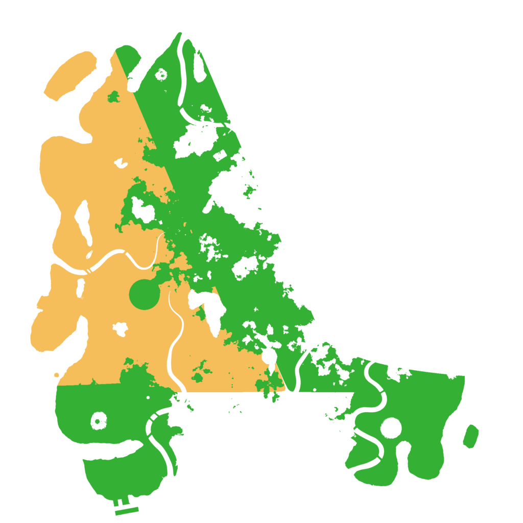 Biome Rust Map: Procedural Map, Size: 4500, Seed: 846645534