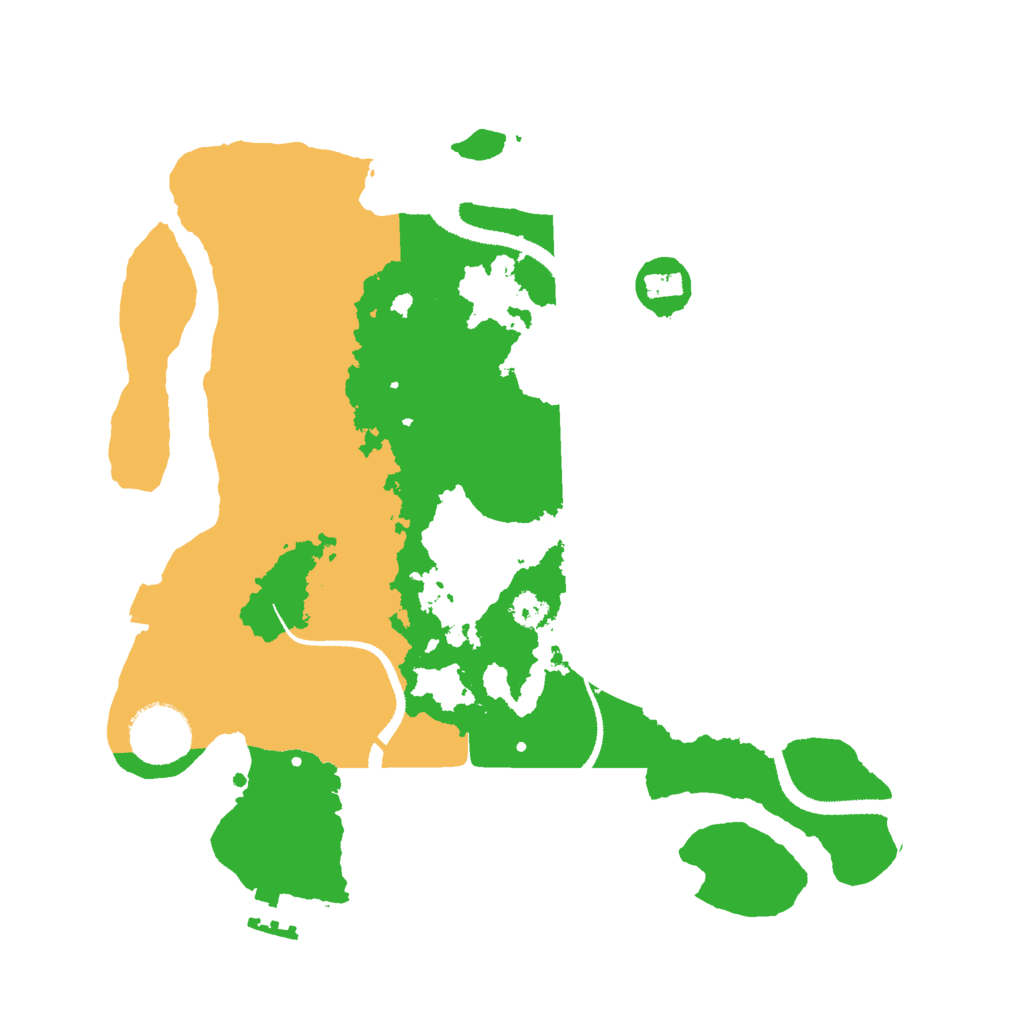 Biome Rust Map: Procedural Map, Size: 3000, Seed: 2019916891