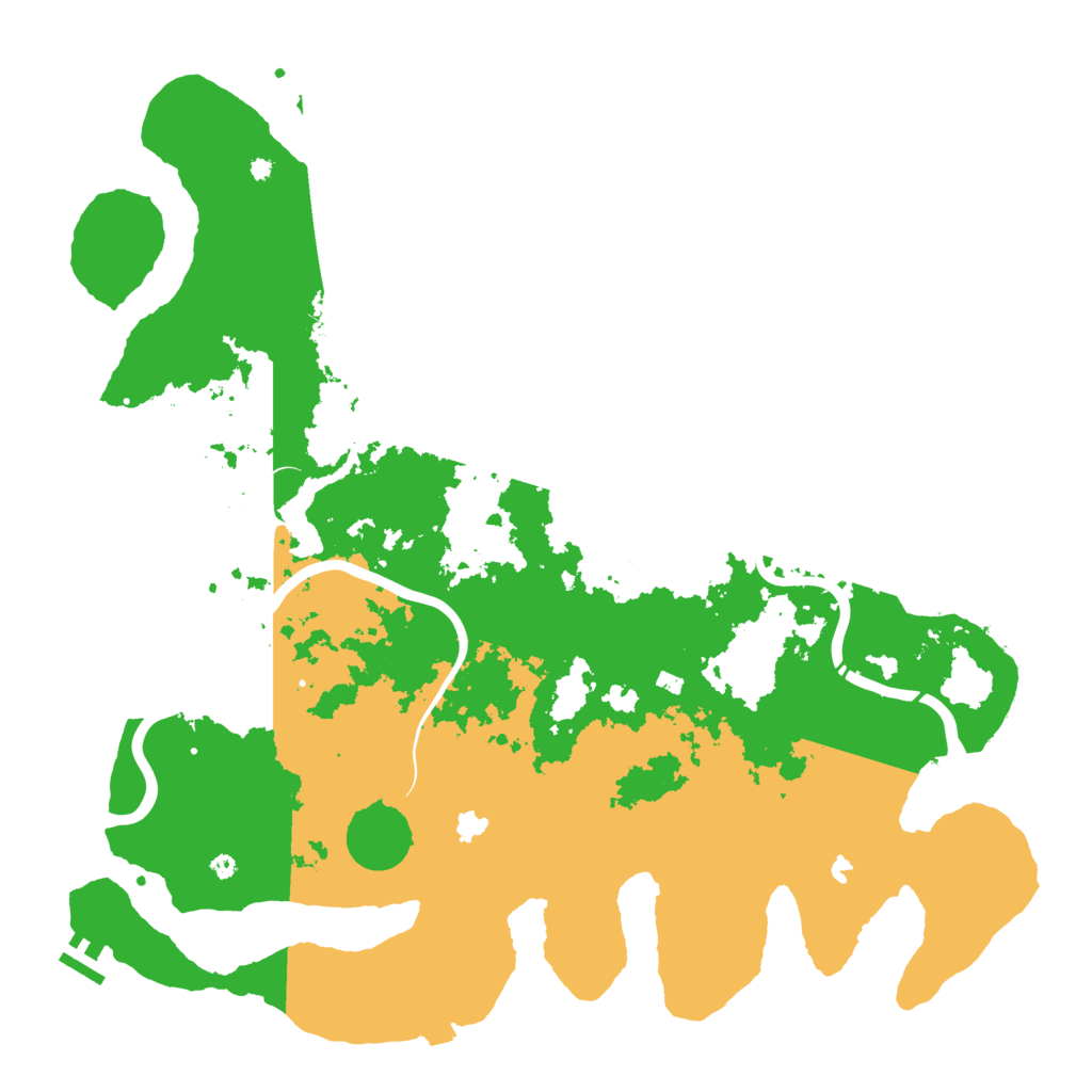 Biome Rust Map: Procedural Map, Size: 4500, Seed: 21481691