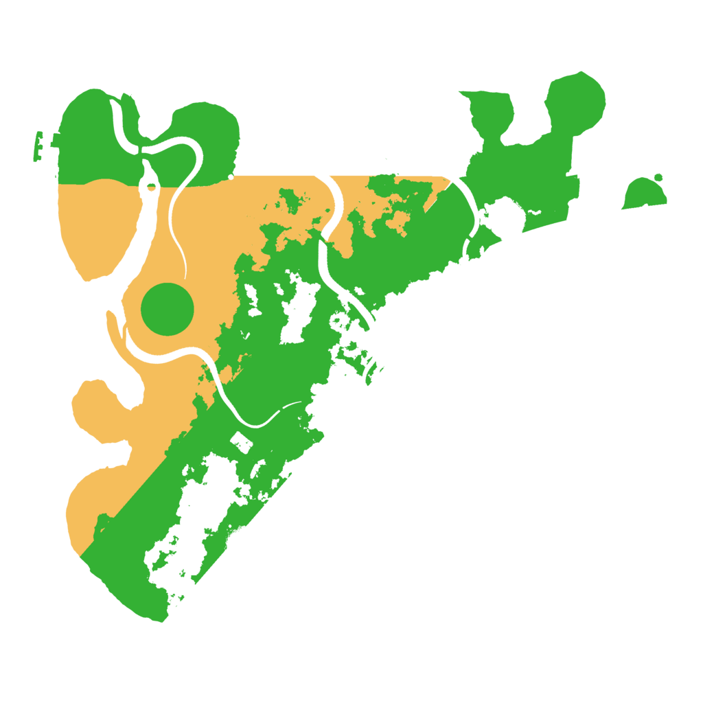 Biome Rust Map: Procedural Map, Size: 3500, Seed: 6238812