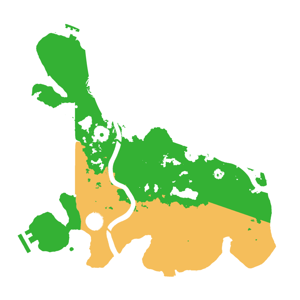 Biome Rust Map: Procedural Map, Size: 3000, Seed: 26000