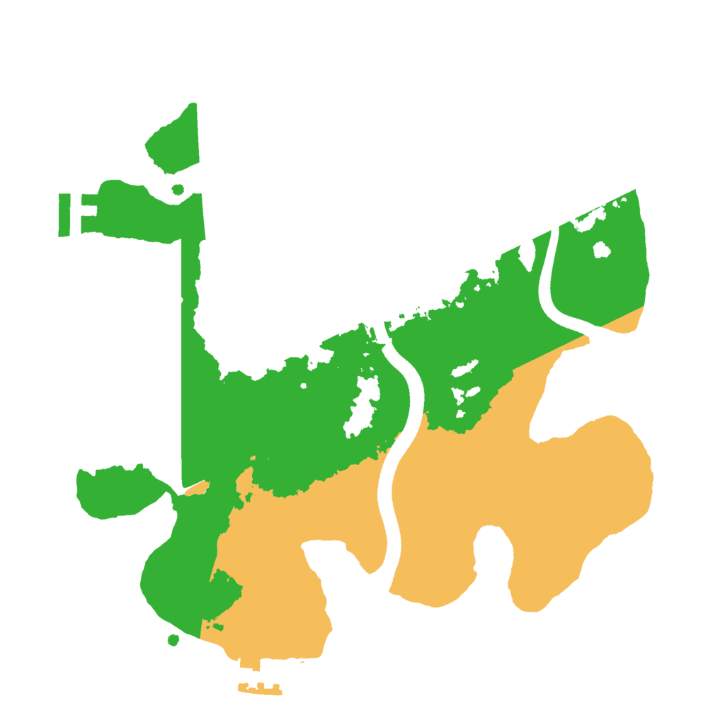 Biome Rust Map: Procedural Map, Size: 2500, Seed: 565724990