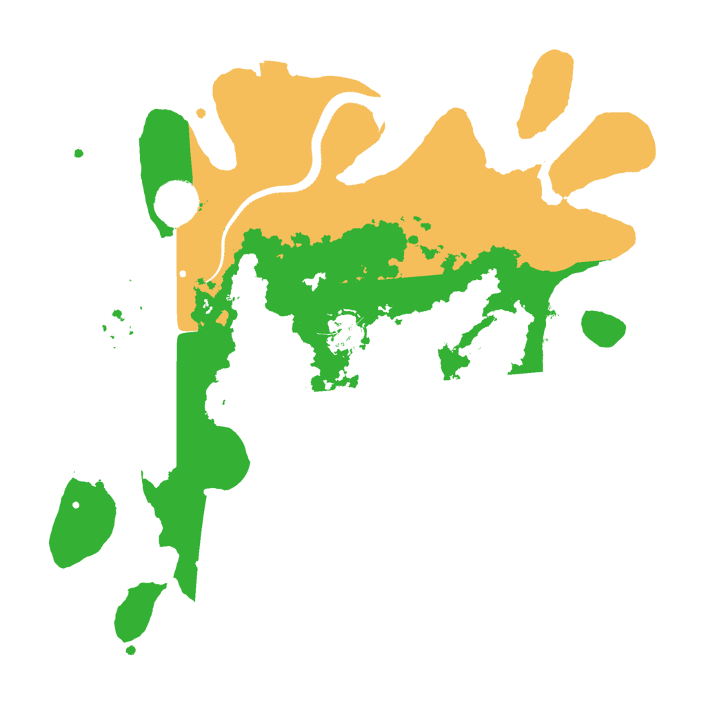 Biome Rust Map: Procedural Map, Size: 3000, Seed: 46541250