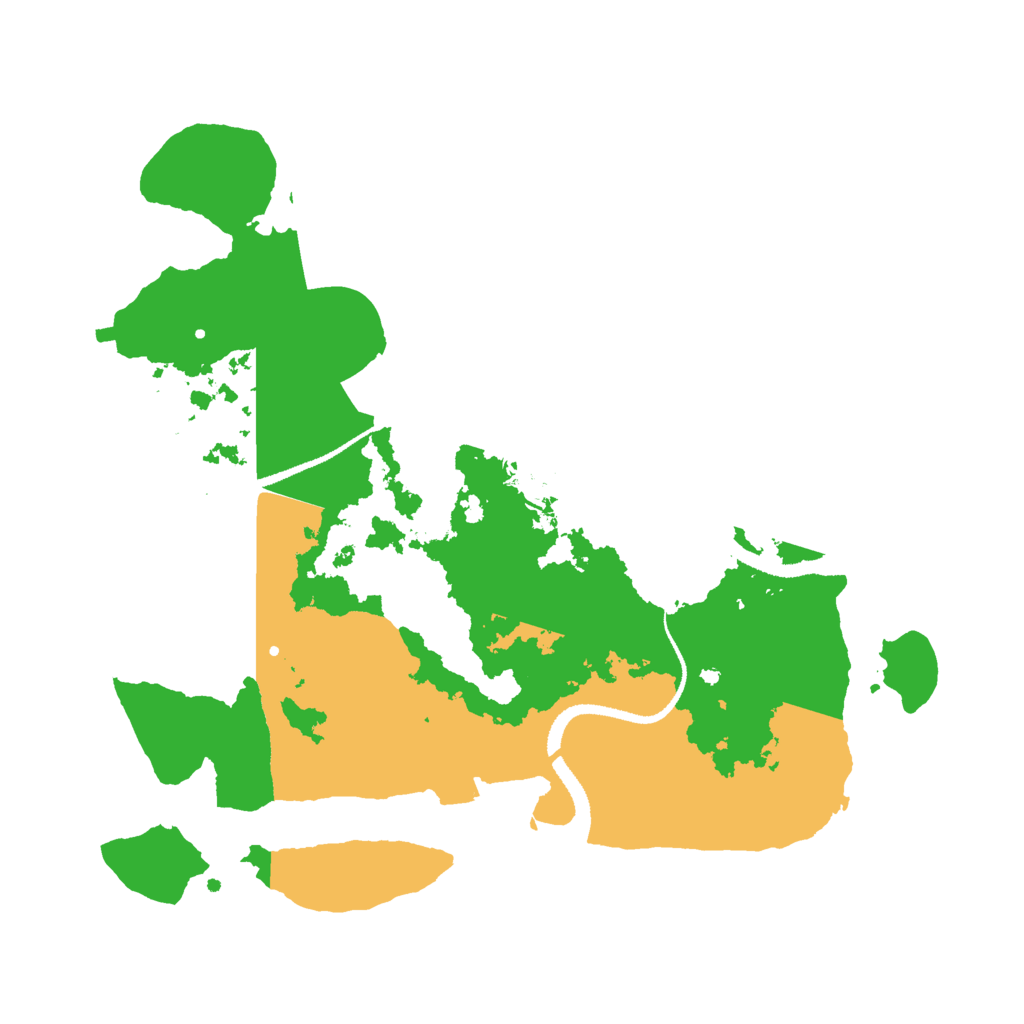 Biome Rust Map: Procedural Map, Size: 3000, Seed: 959963616