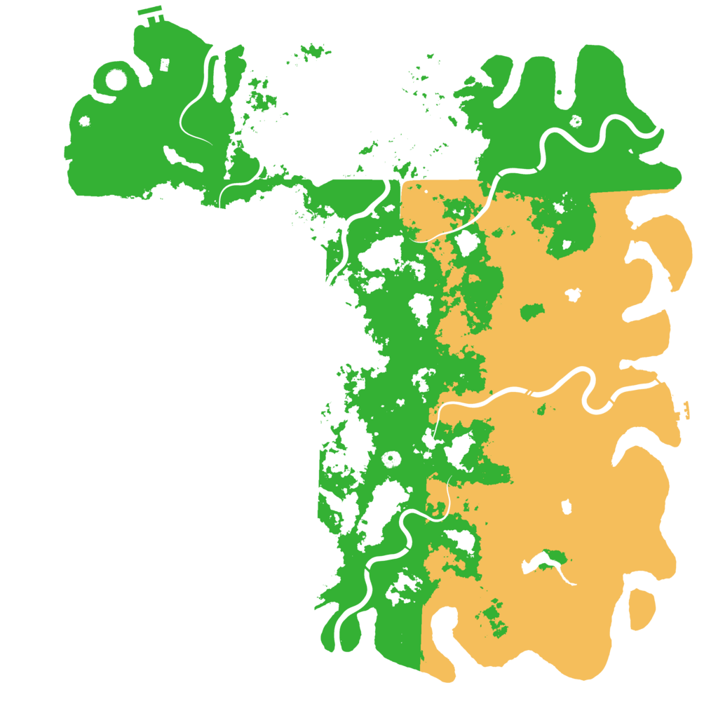 Biome Rust Map: Procedural Map, Size: 6000, Seed: 1803750622