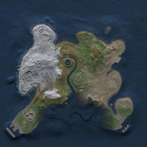 Thumbnail Rust Map: Procedural Map, Size: 2500, Seed: 902639549, 9 Monuments