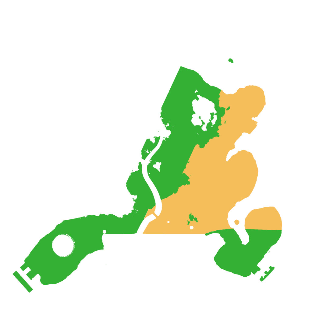 Biome Rust Map: Procedural Map, Size: 2500, Seed: 902639549
