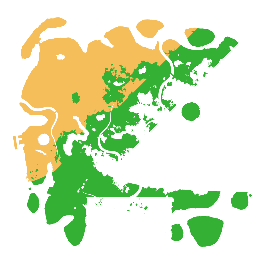 Biome Rust Map: Procedural Map, Size: 4000, Seed: 19277805