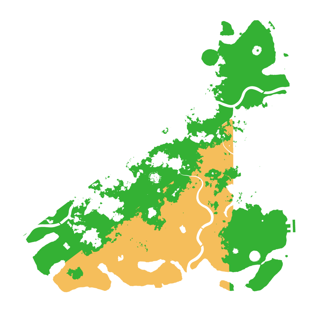 Biome Rust Map: Procedural Map, Size: 5000, Seed: 501110314