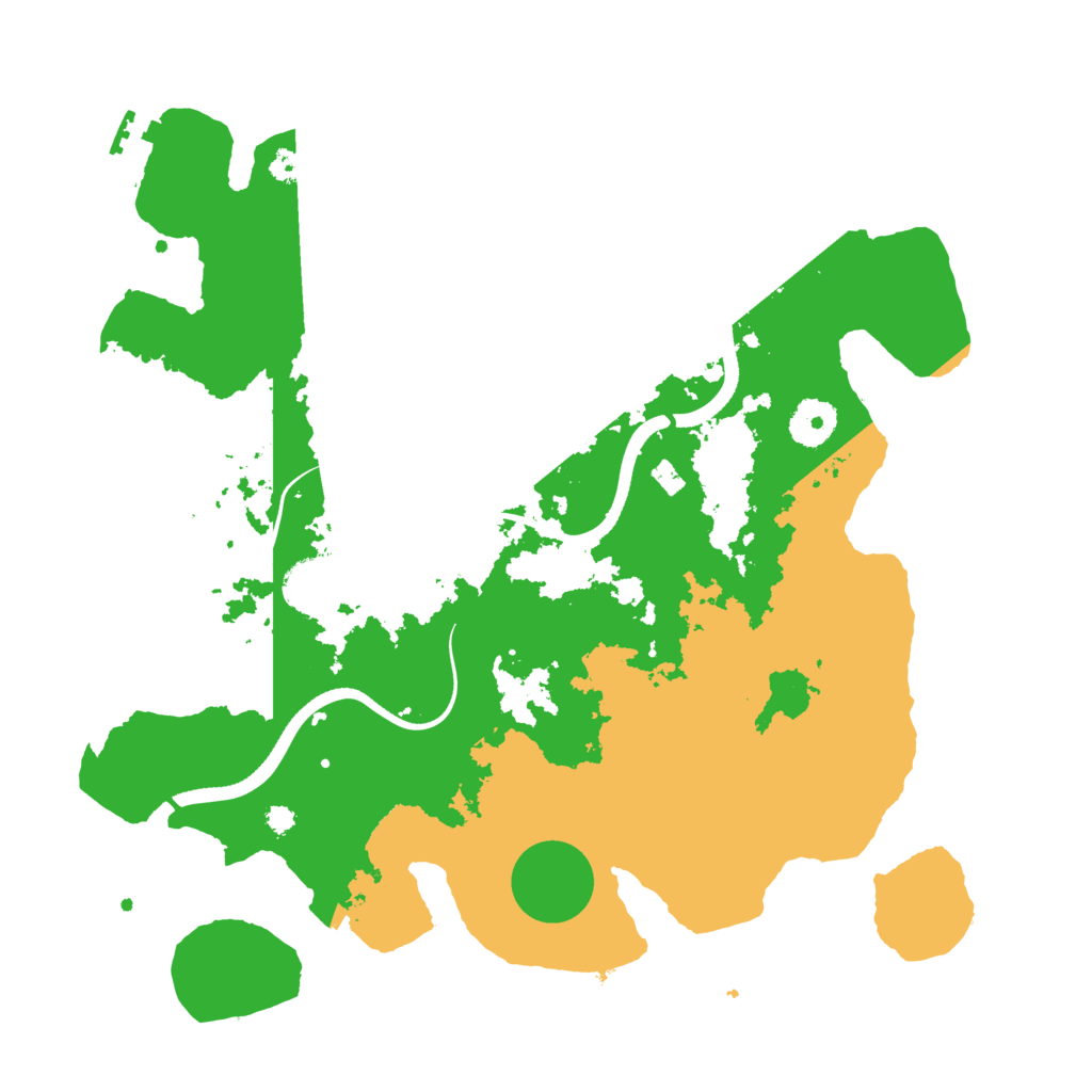 Biome Rust Map: Procedural Map, Size: 3500, Seed: 840720060