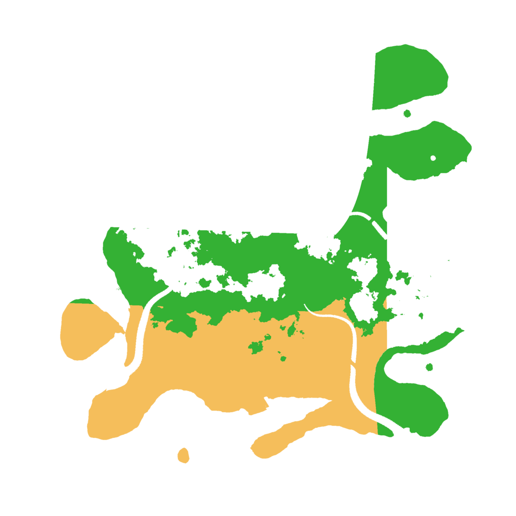 Biome Rust Map: Procedural Map, Size: 2800, Seed: 235108831