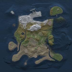 Thumbnail Rust Map: Procedural Map, Size: 2800, Seed: 235108831, 8 Monuments