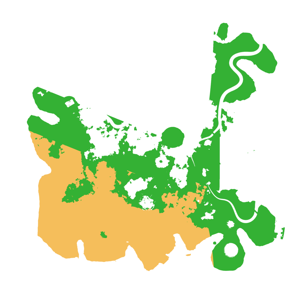 Biome Rust Map: Procedural Map, Size: 3700, Seed: 1849263