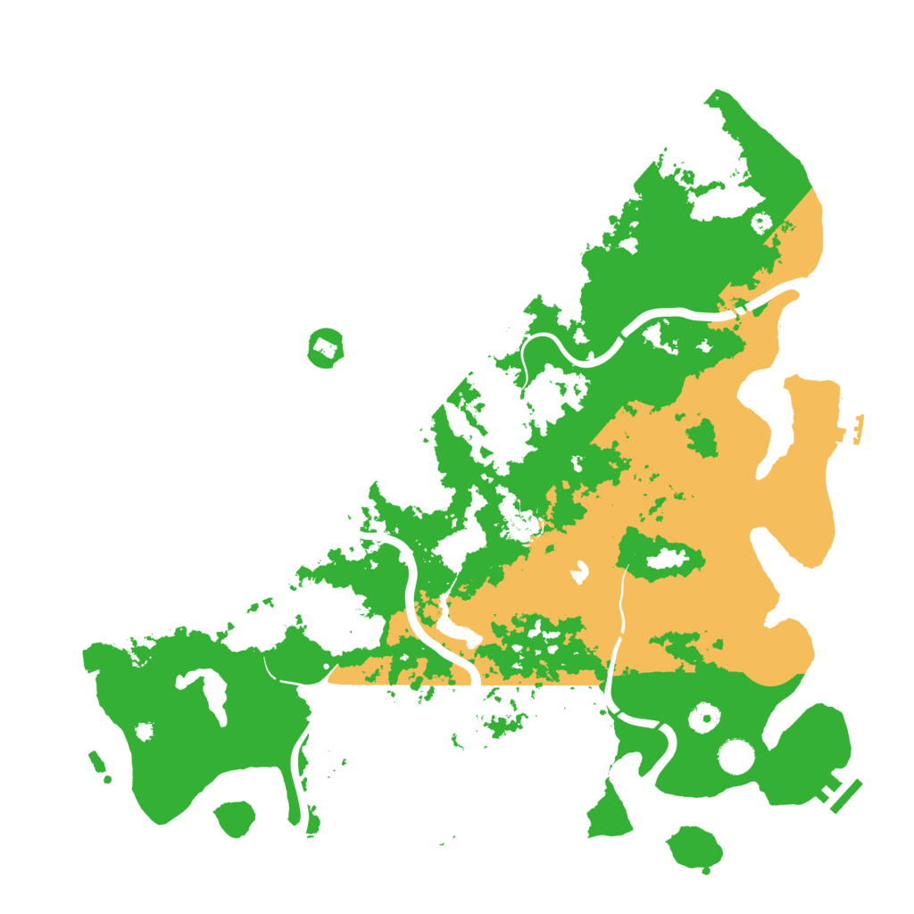 Biome Rust Map: Procedural Map, Size: 4500, Seed: 1262731055