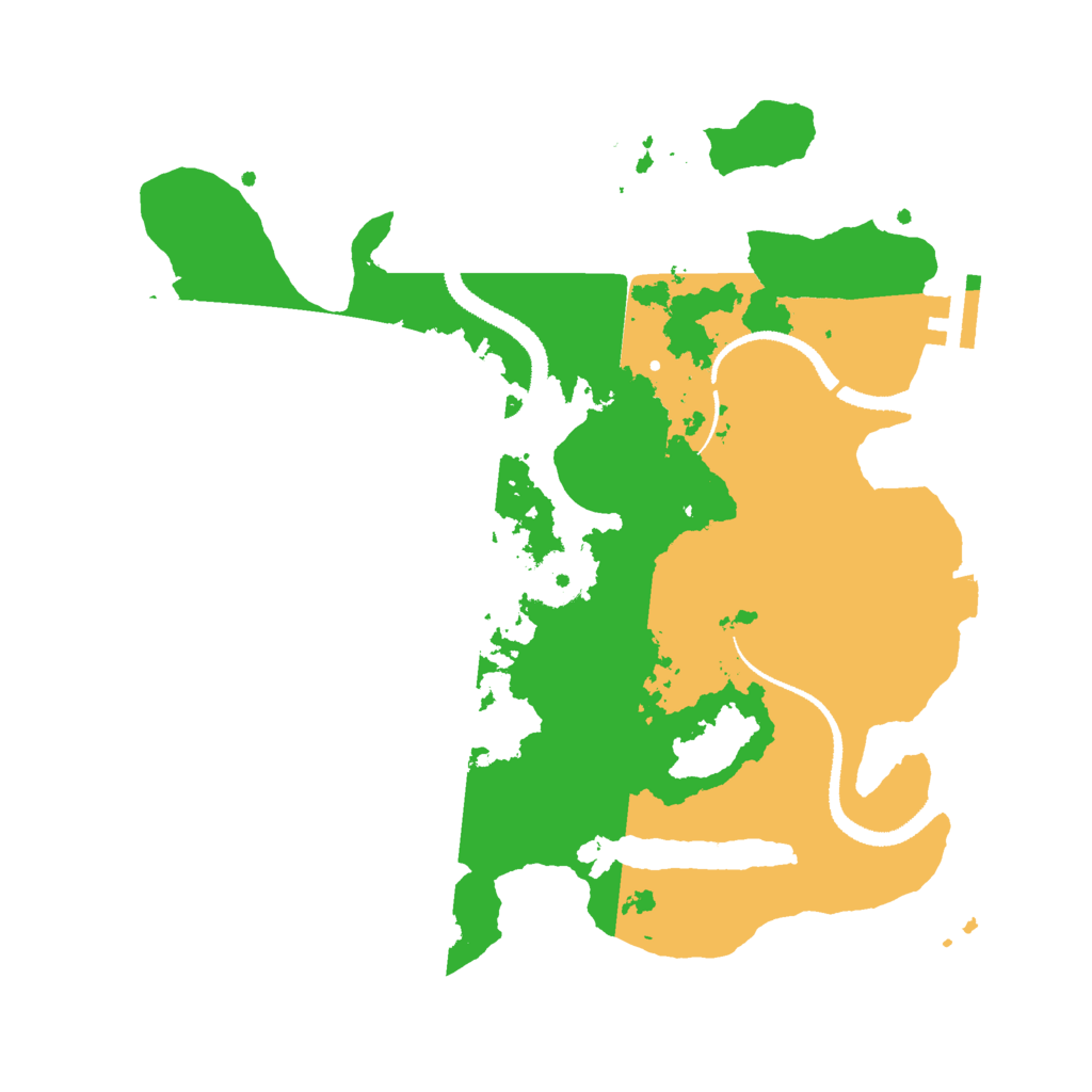 Biome Rust Map: Procedural Map, Size: 3000, Seed: 1929289948