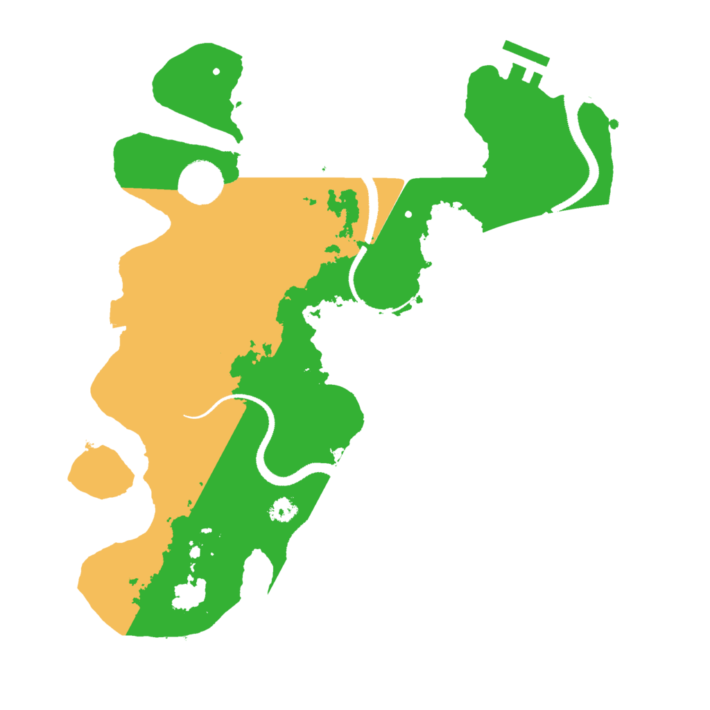 Biome Rust Map: Procedural Map, Size: 3000, Seed: 26011972