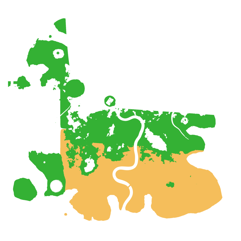Biome Rust Map: Procedural Map, Size: 3500, Seed: 2079323586