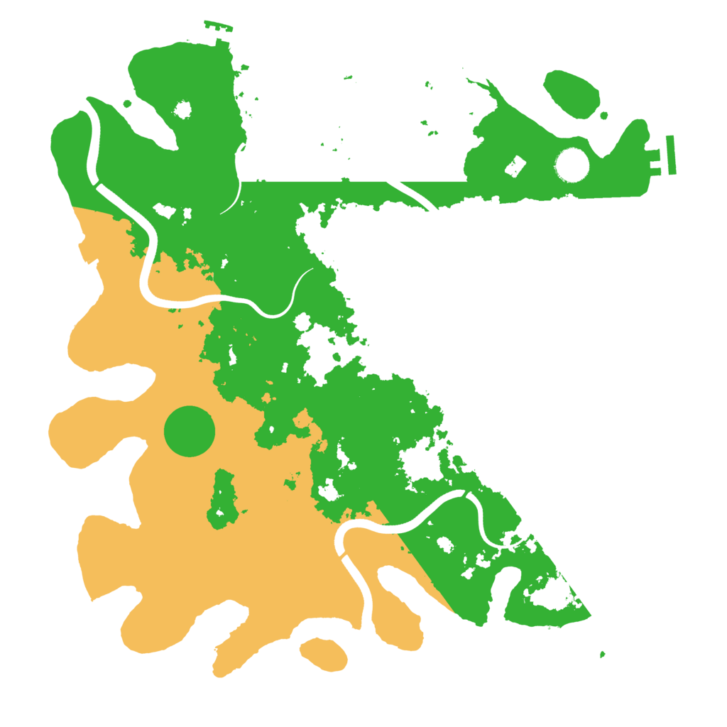 Biome Rust Map: Procedural Map, Size: 3750, Seed: 29147