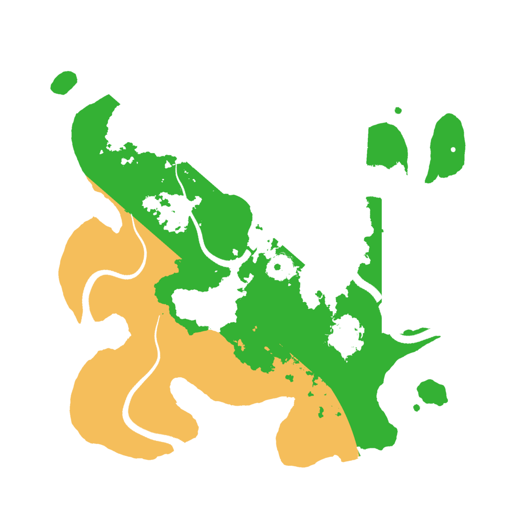 Biome Rust Map: Procedural Map, Size: 3000, Seed: 1137597892