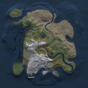 Thumbnail Rust Map: Procedural Map, Size: 2700, Seed: 1763899272, 11 Monuments