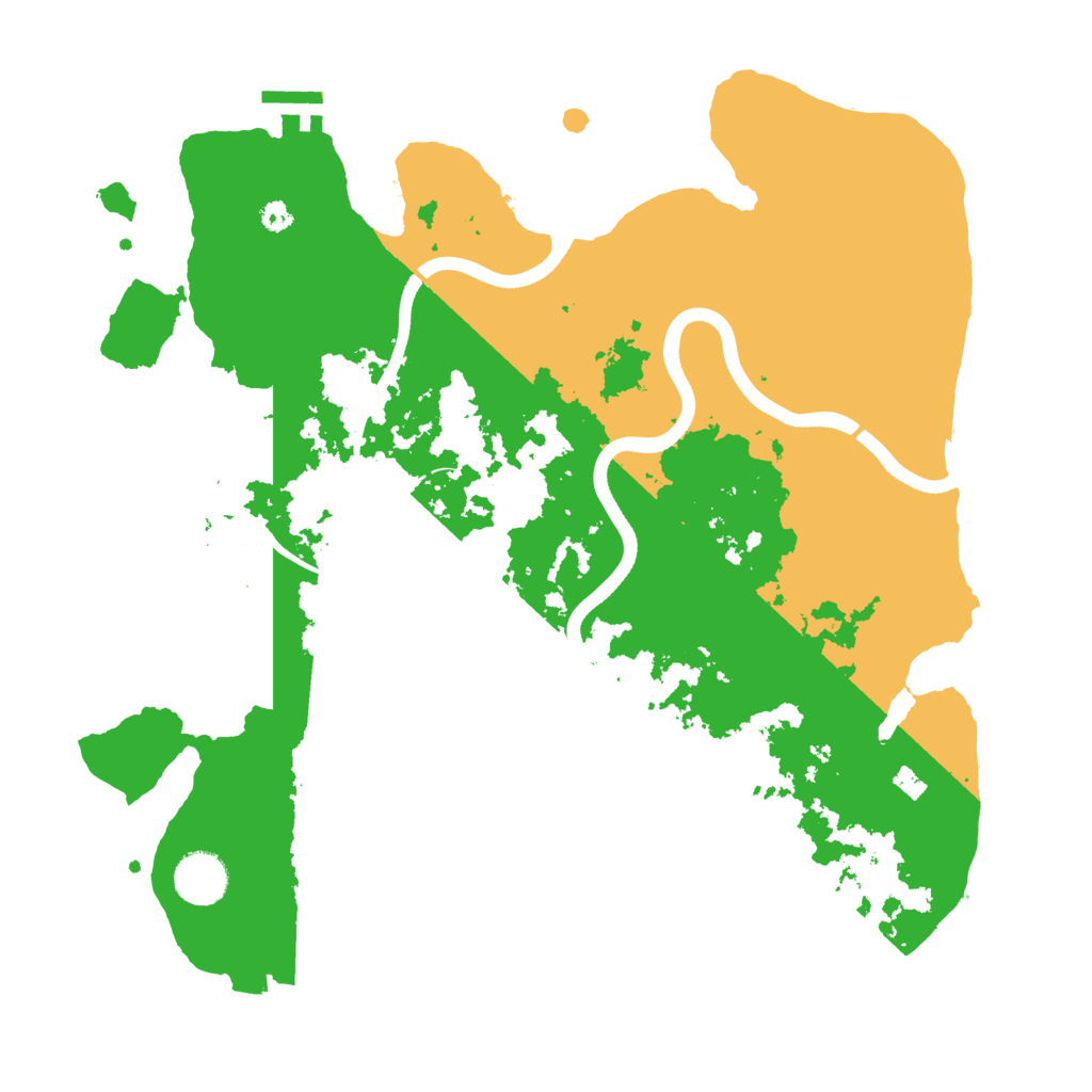 Biome Rust Map: Procedural Map, Size: 3600, Seed: 578369846