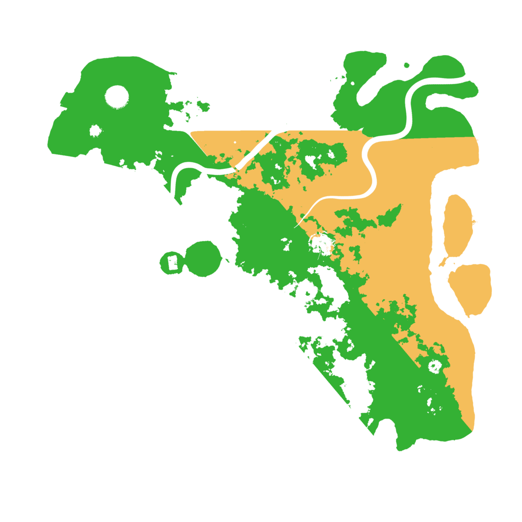 Biome Rust Map: Procedural Map, Size: 3951, Seed: 841615533