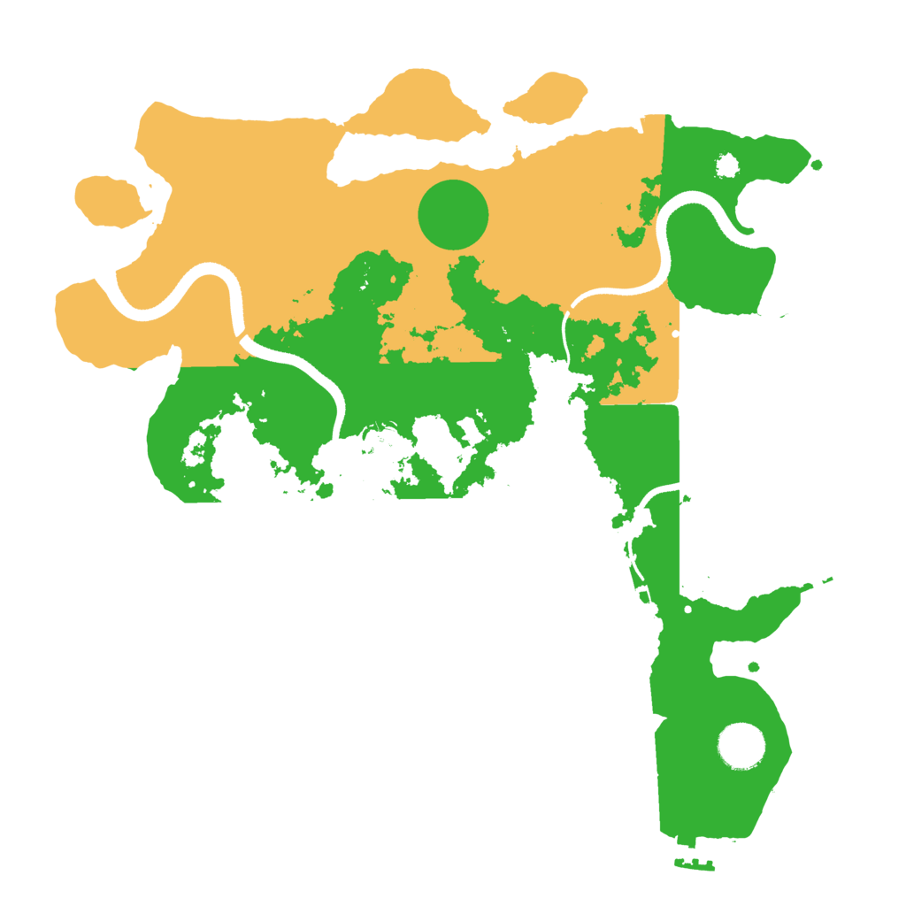 Biome Rust Map: Procedural Map, Size: 3400, Seed: 1956996440