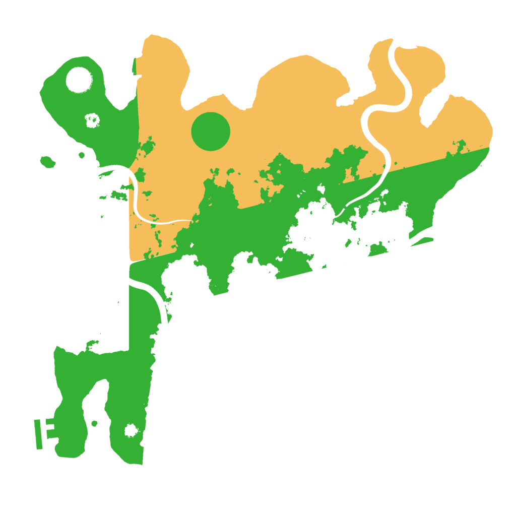 Biome Rust Map: Procedural Map, Size: 3500, Seed: 2006363914