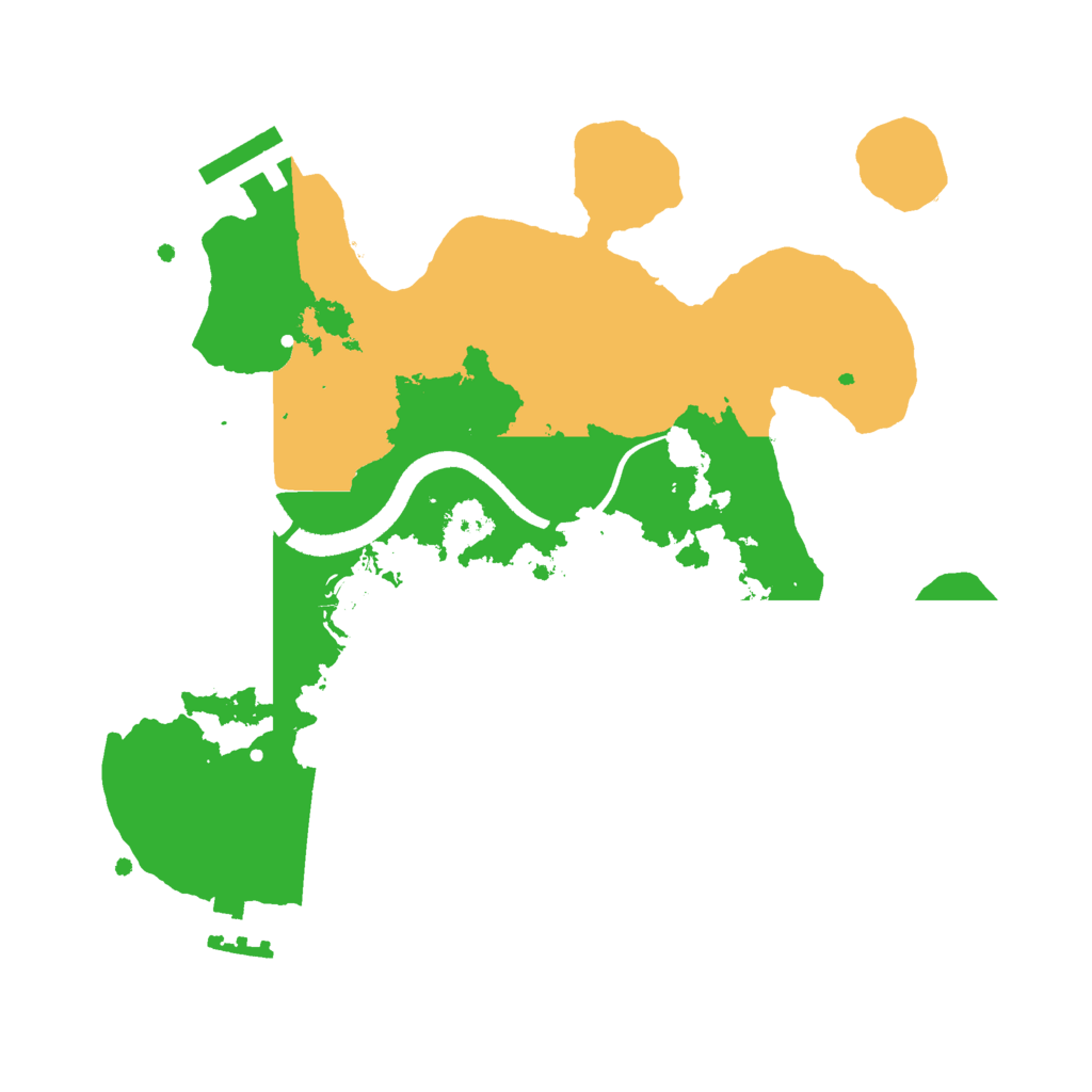 Biome Rust Map: Procedural Map, Size: 2500, Seed: 143062649