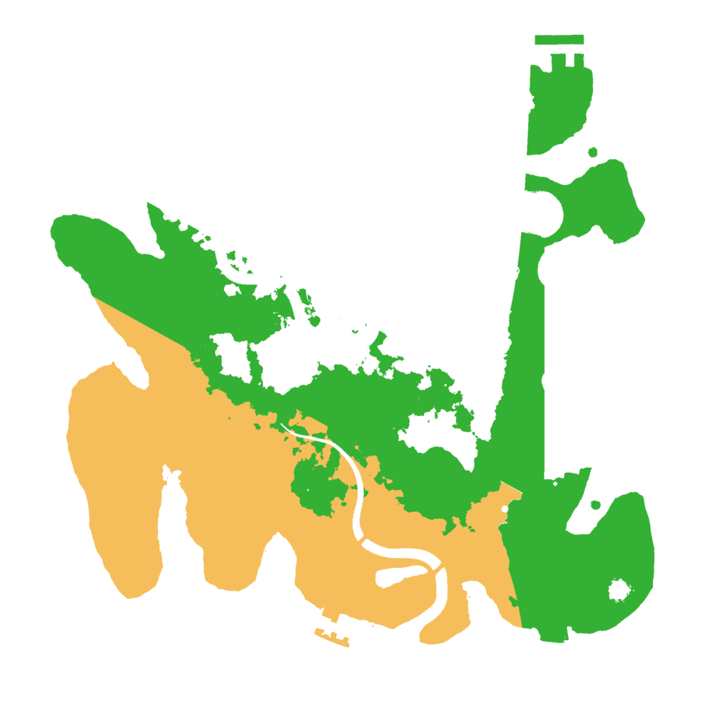 Biome Rust Map: Procedural Map, Size: 3000, Seed: 6053