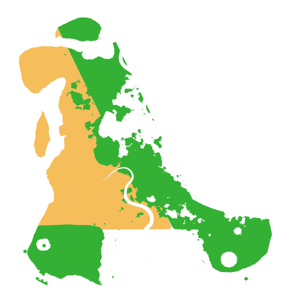 Biome Rust Map: Procedural Map, Size: 3500, Seed: 850011194
