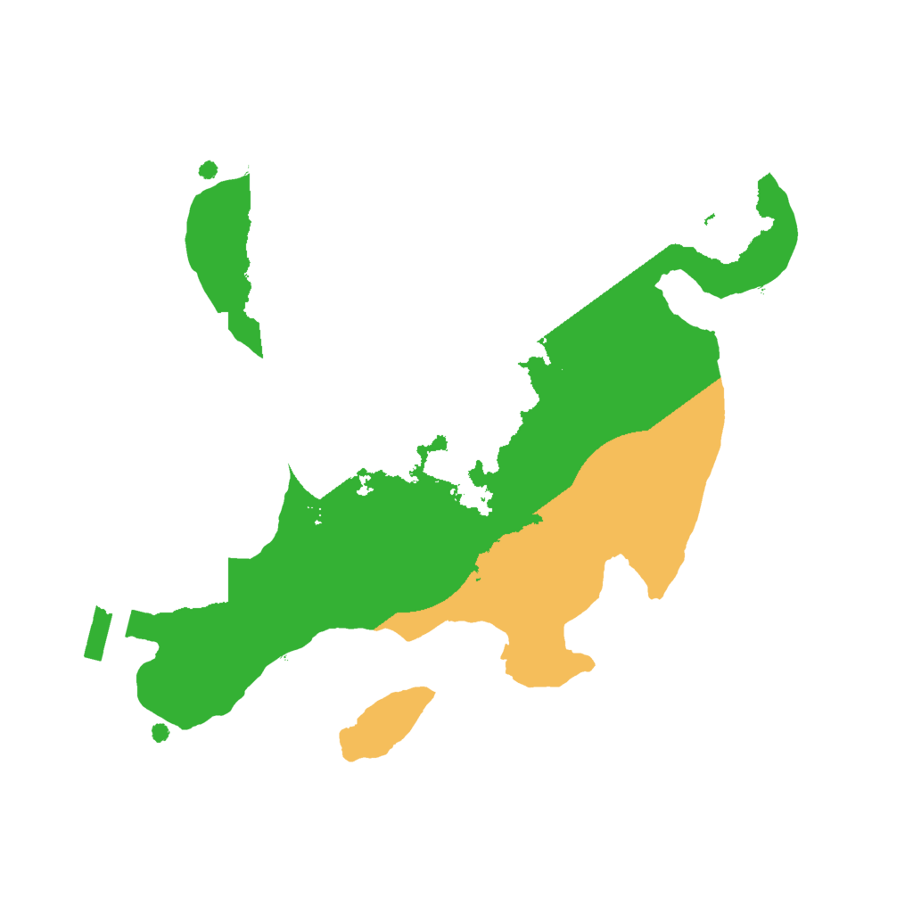 Biome Rust Map: Procedural Map, Size: 2000, Seed: 278841956