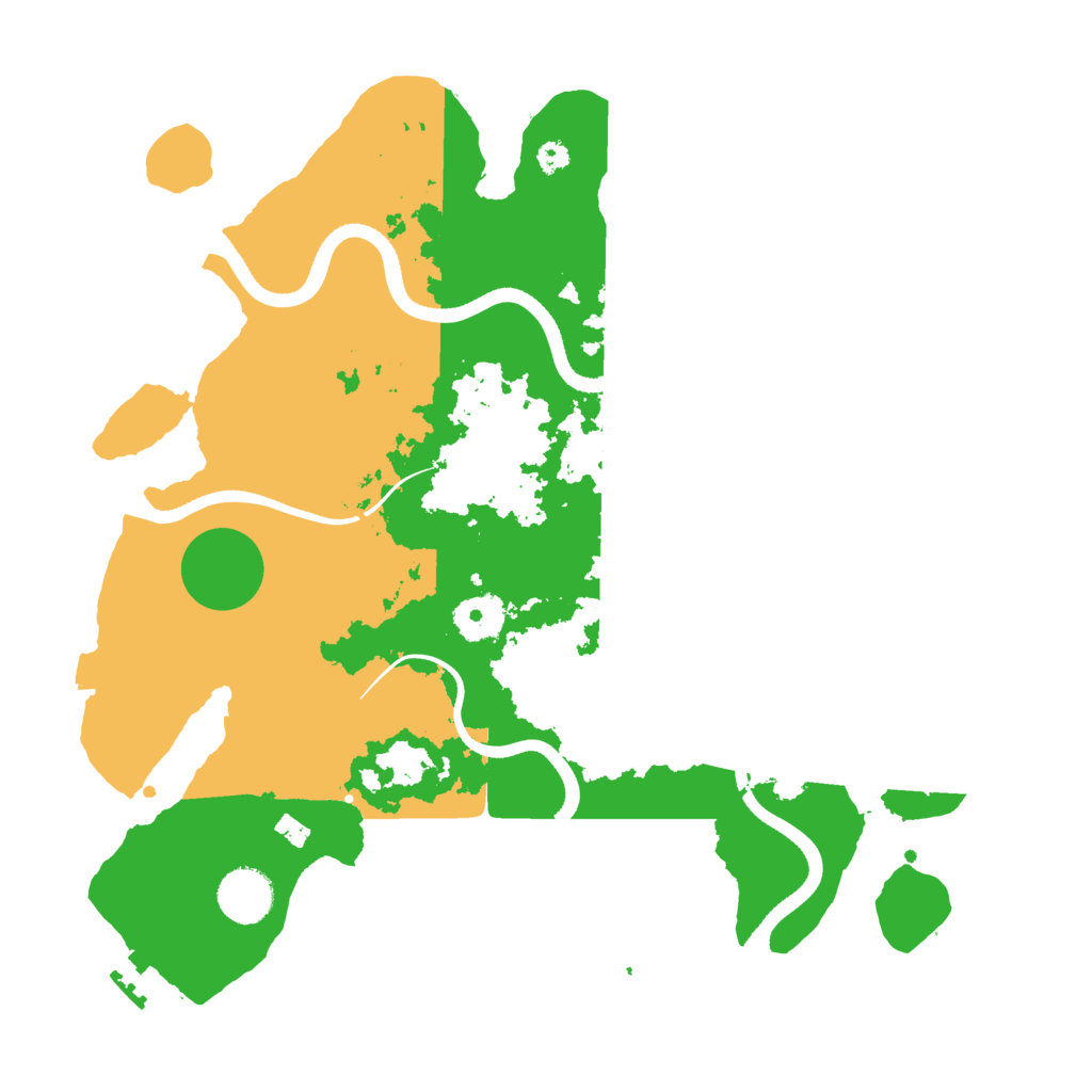 Biome Rust Map: Procedural Map, Size: 3500, Seed: 1923570420