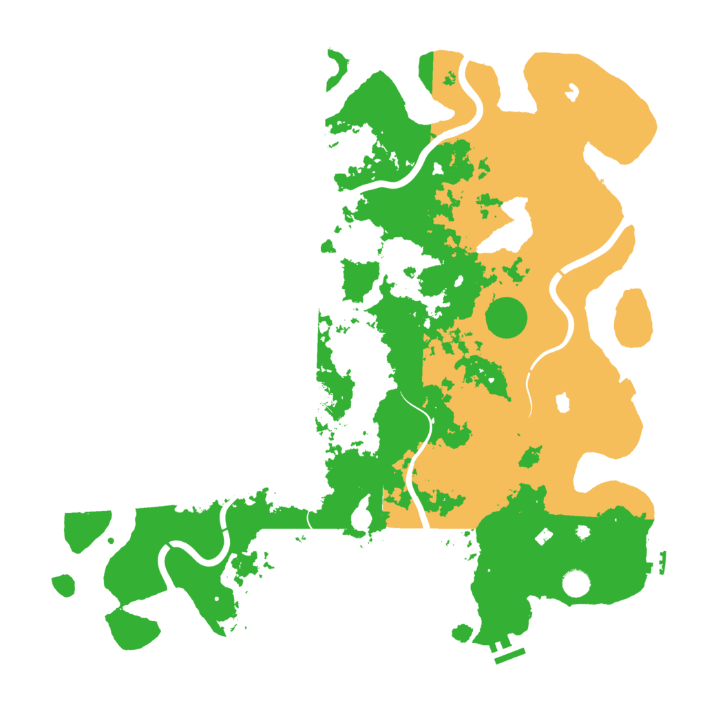 Biome Rust Map: Procedural Map, Size: 4500, Seed: 912351