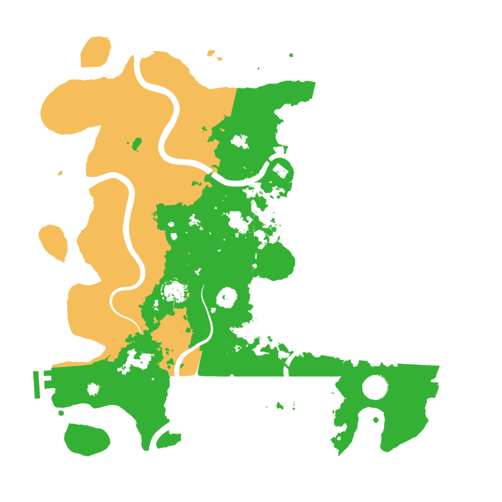 Biome Rust Map: Procedural Map, Size: 3700, Seed: 12347