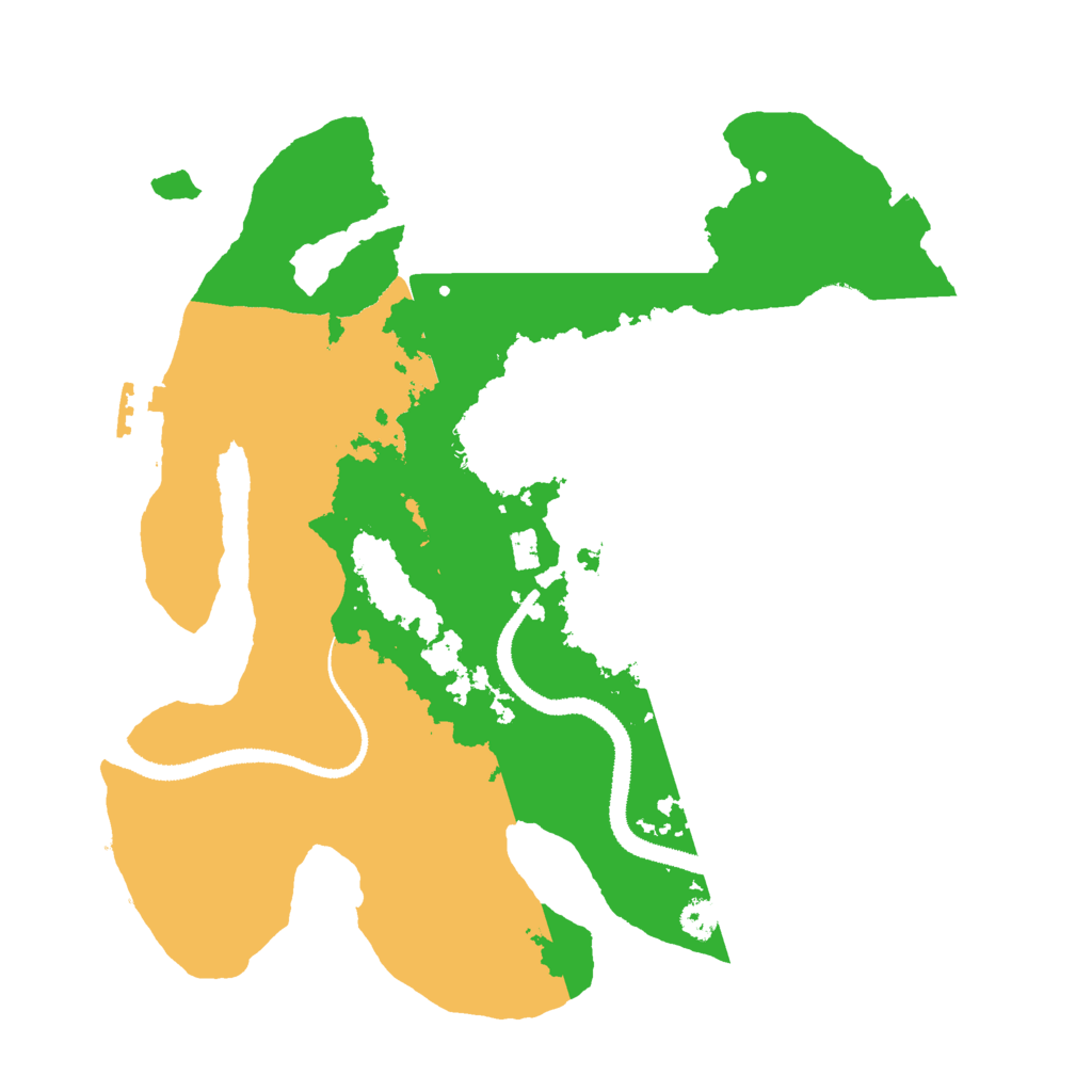 Biome Rust Map: Procedural Map, Size: 3000, Seed: 1889039434