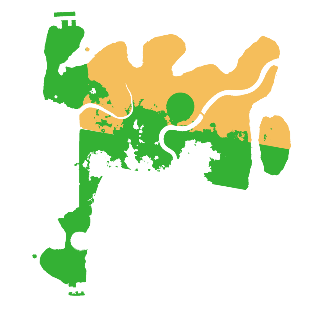 Biome Rust Map: Procedural Map, Size: 3000, Seed: 632783323