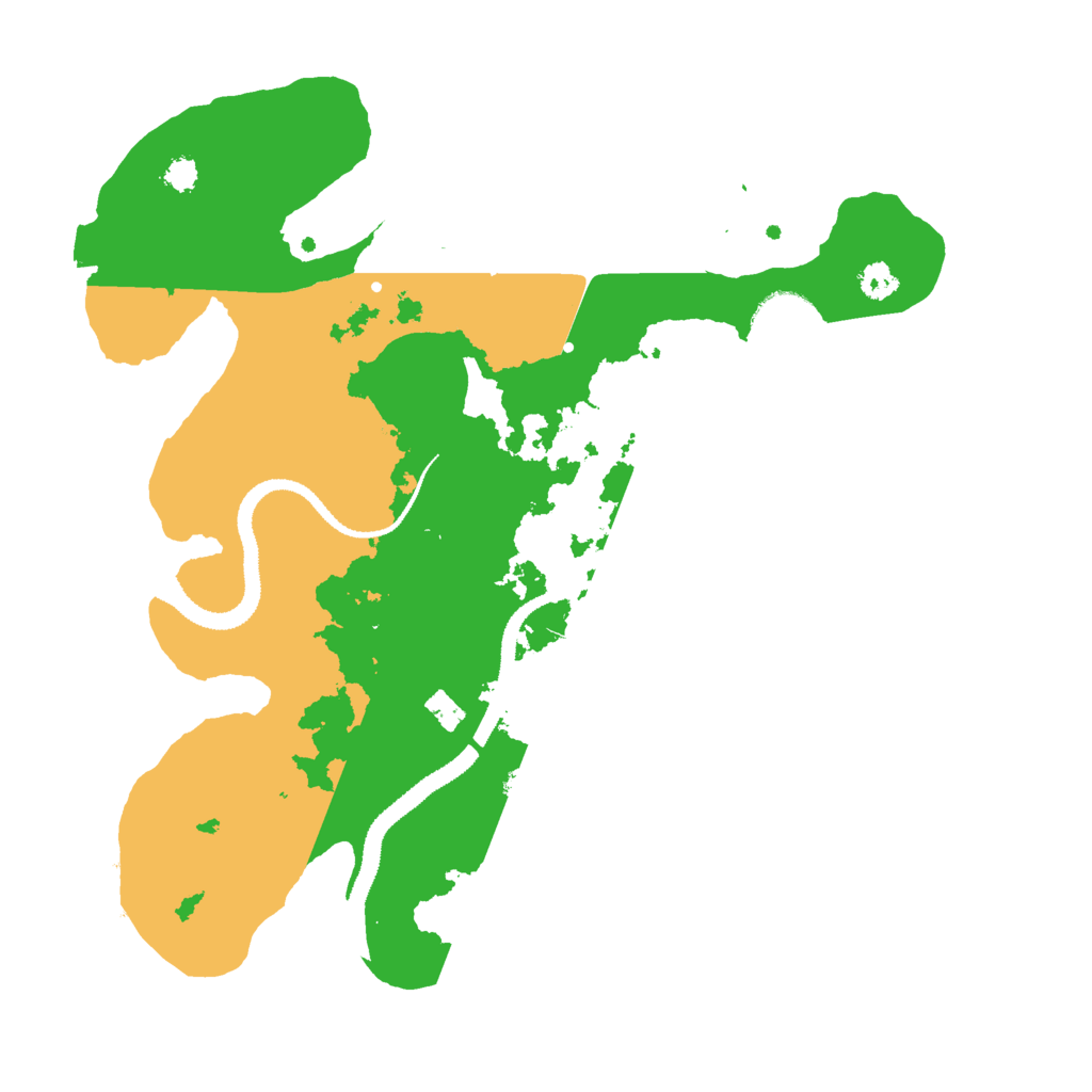 Biome Rust Map: Procedural Map, Size: 3000, Seed: 752465721
