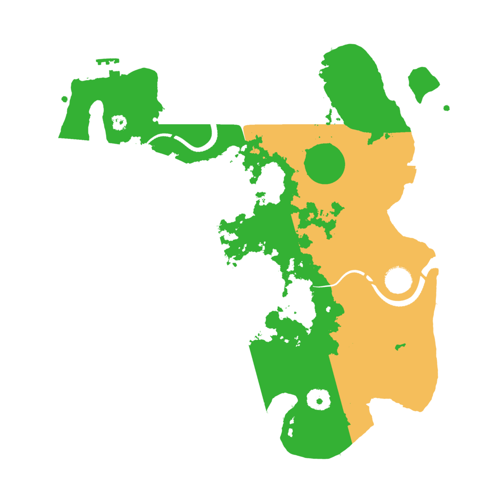 Biome Rust Map: Procedural Map, Size: 3280, Seed: 348025289